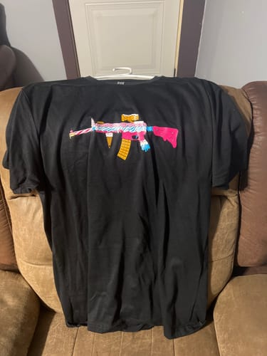 Customer photo review of Frenchies AR Shirt