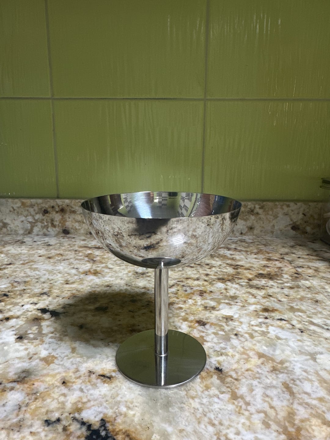 Customer photo review of Minimalism Stainless Steel Ice Cream Cup