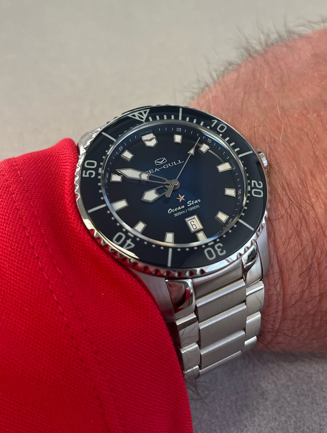Customer photo review of Dive | Ocean Star | 300M Waterproof | Luminous | Calendar | 44mm