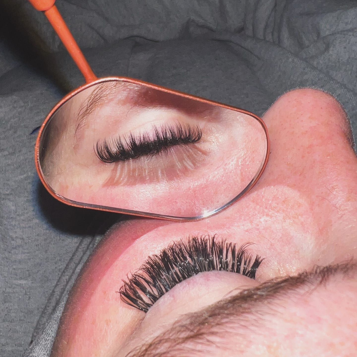 Customer photo review of Premium Eyelash Extensions 0.07mm