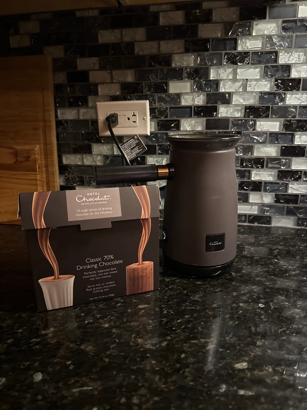Customer photo review of Salted Caramel Hot Chocolate Flakes