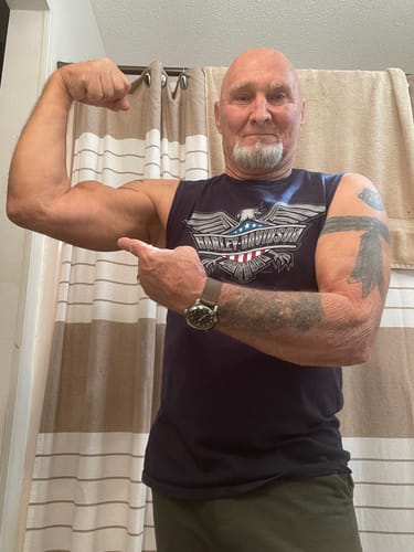 Customer photo review of Premium T-Shirt