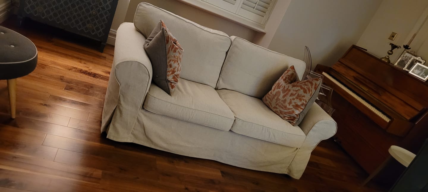 Customer photo review of EKTORP 2 Seat IKEA Sofa Cover
