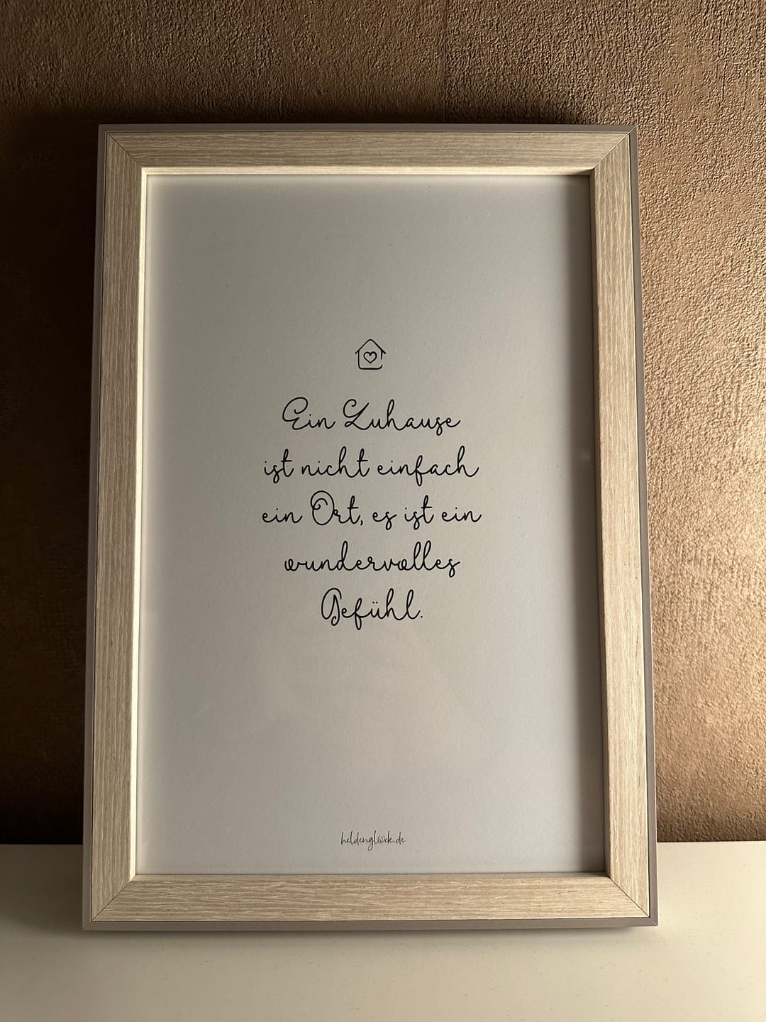 Customer photo review of Zuhause ist ein Gefühl