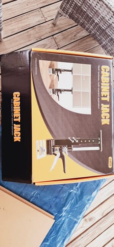 Customer photo review of Advwin Labor Saving Arm Jack 2 Pack with 300KG