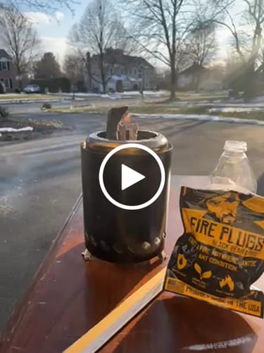 Customer video review of Fire Plugs - Fire Starter Tinder