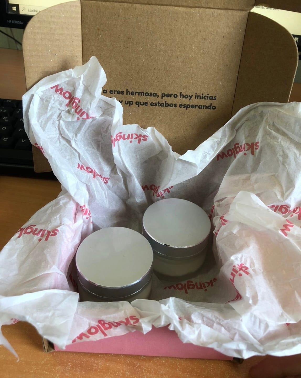 Customer photo review of Crema Aclarante Skinglow