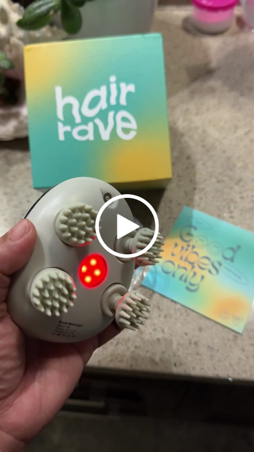 Customer video review of hair rave