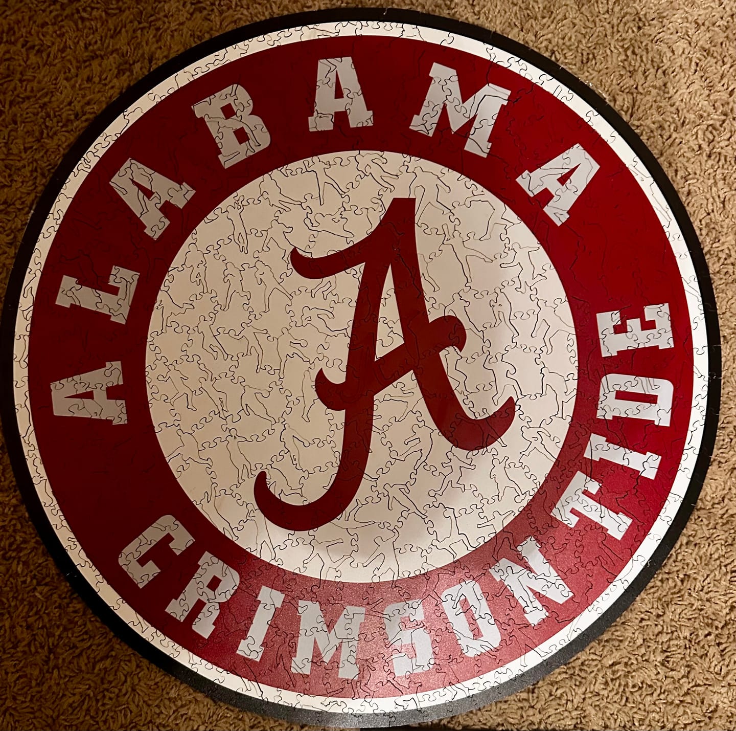 Customer photo review of University of Alabama - Wooden Puzzle