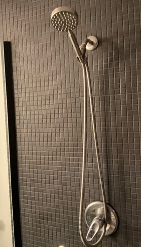 Customer photo review of 1-Spray Handheld Shower Head Set
