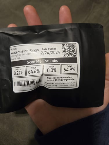 Customer photo review of Watermelon Rings 150mg