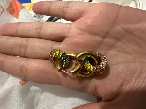 Customer photo review of ETHEREAL NECKLACE - 18K GOLD-PLATED
