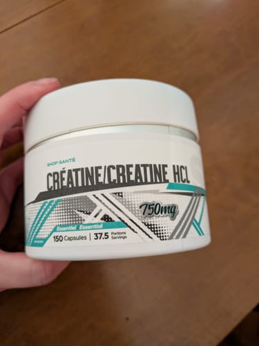Customer photo review of Shop Santé - Créatine HCL 150 capsules