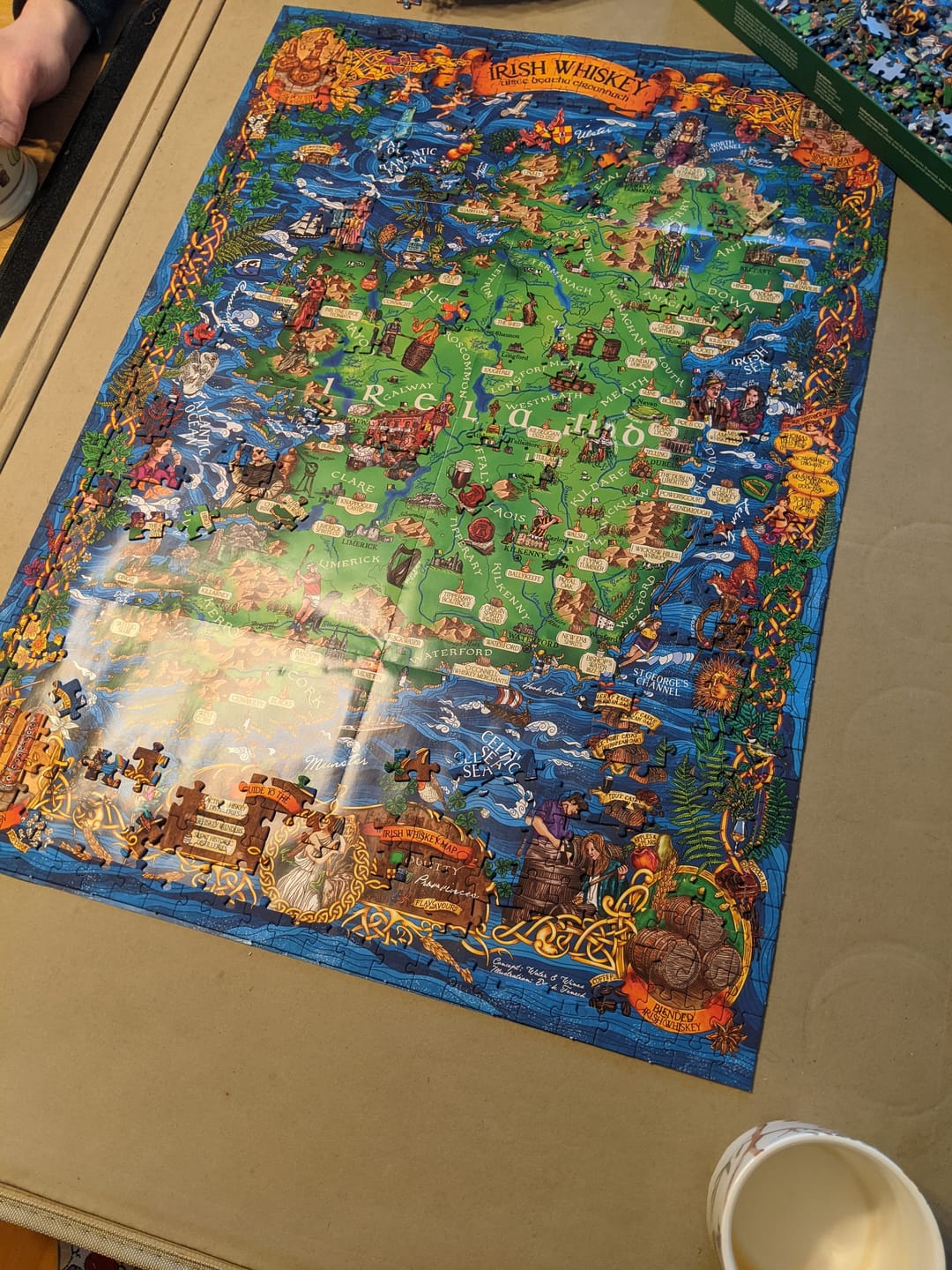 Customer photo review of Whiskey Puzzle - Ireland