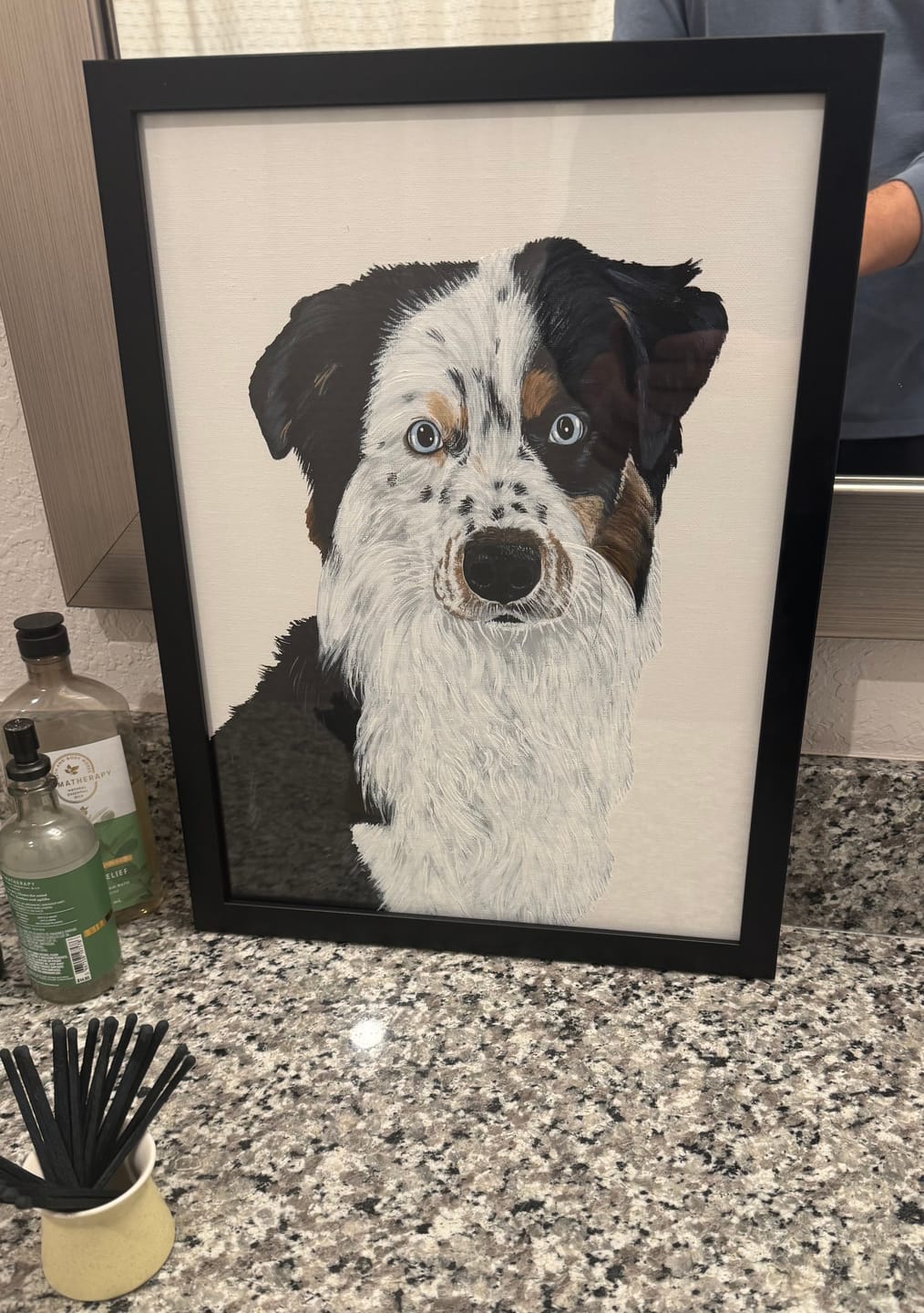 Customer photo review of Custom Pet Painting