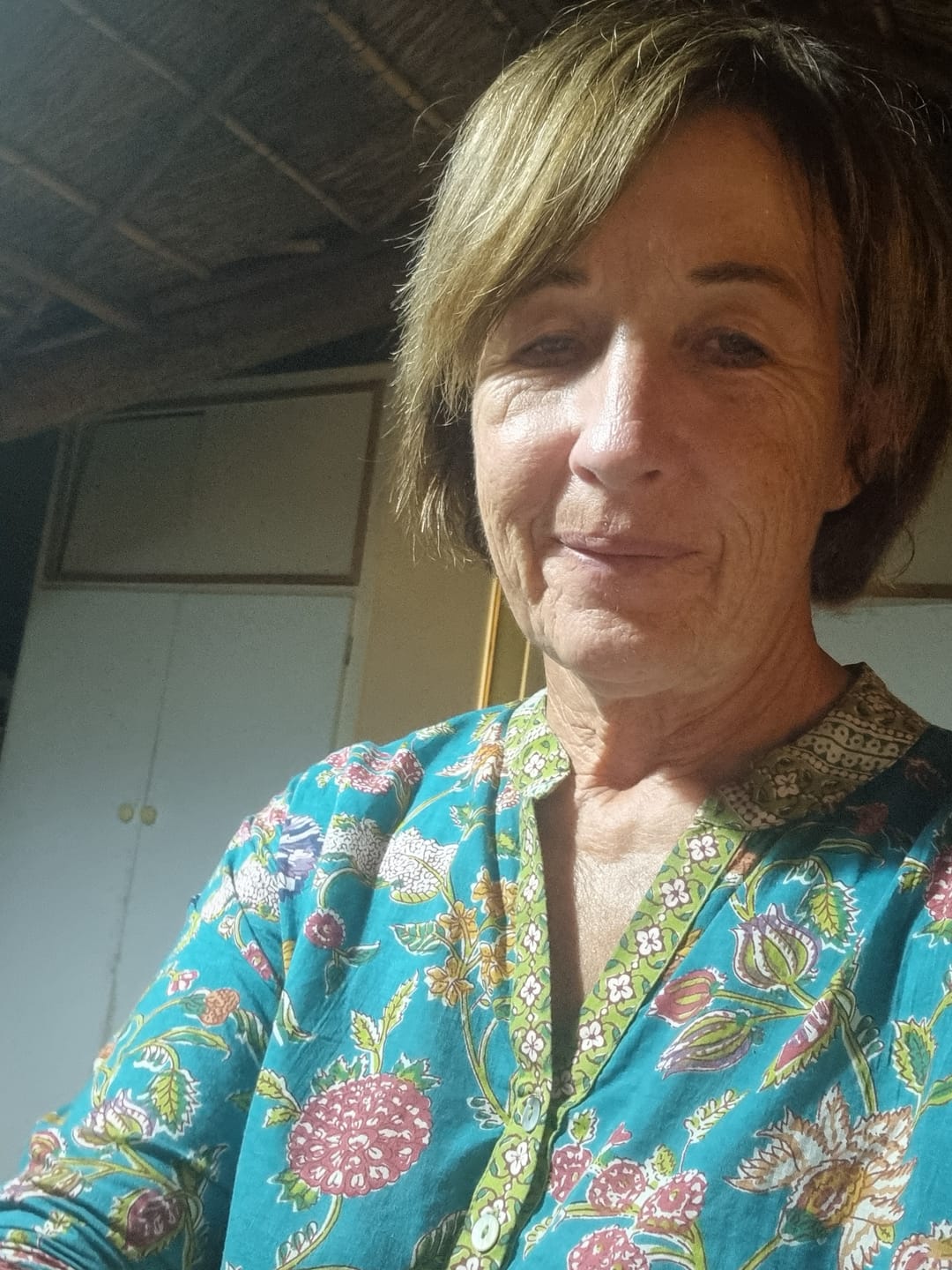 Customer photo review of The Everyday Blouse - Turquoise