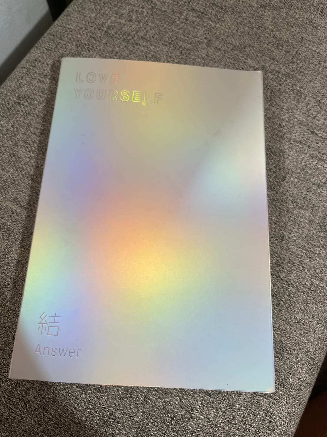 Customer photo review of BTS - REPACKAGE ALBUM LOVE YOURSELF 結 ANSWER
