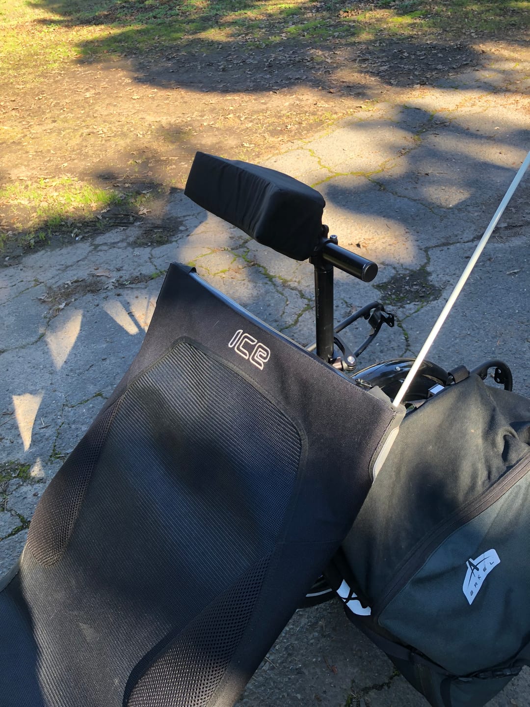 Customer photo review of ICE Neckrest Kit (T-Cycle QR Mount)