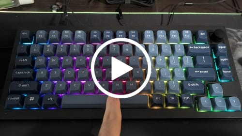 Customer video review of Keychron V1 Max Mechanical Keyboard (Carbon Black)