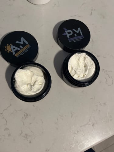 Customer photo review of Whipped Tallow Facial Moisturizer