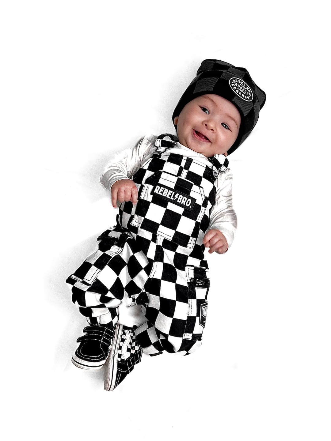 Customer photo review of The Live Fast Checkered Overall in Venice