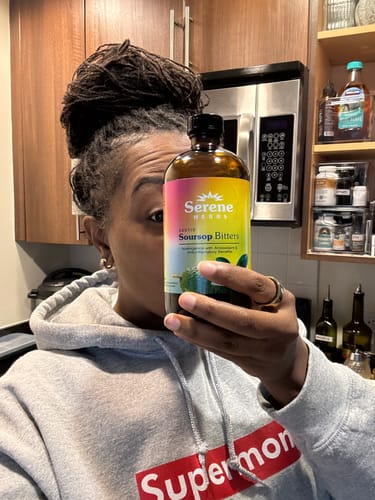 Customer photo review of Soursop Bitters & Black Seed Bitters Bundle