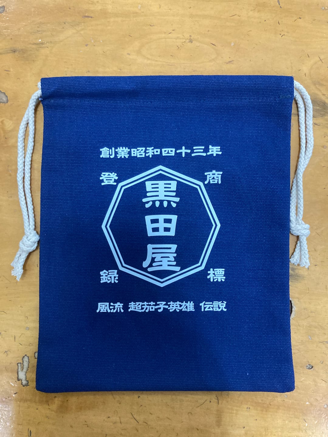 Customer photo review of 商店風－デニム風巾着袋