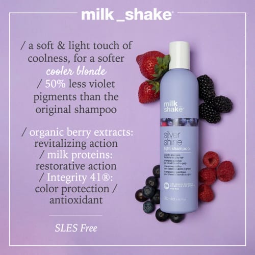 Customer photo review of Milkshake Silver Shine Light Shampoo 300ml
