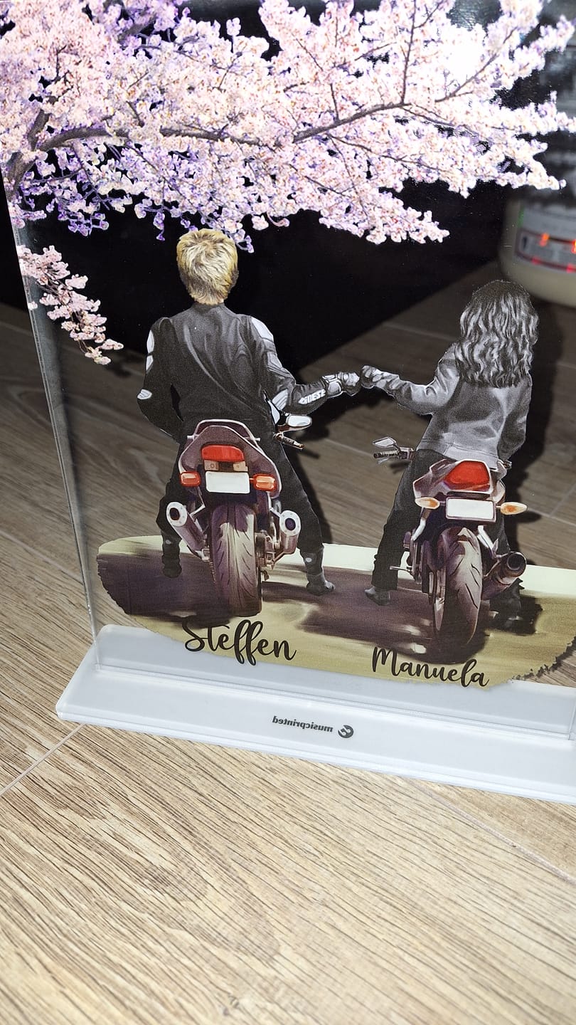 Customer photo review of Aufsteller / Ständer für Acrylglas