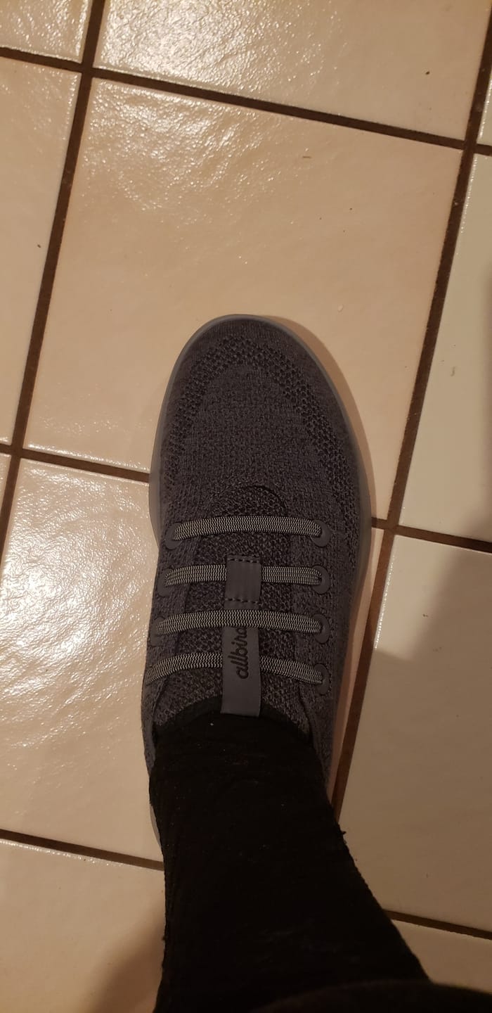 Customer photo review of uLace Classic - Black Chambray