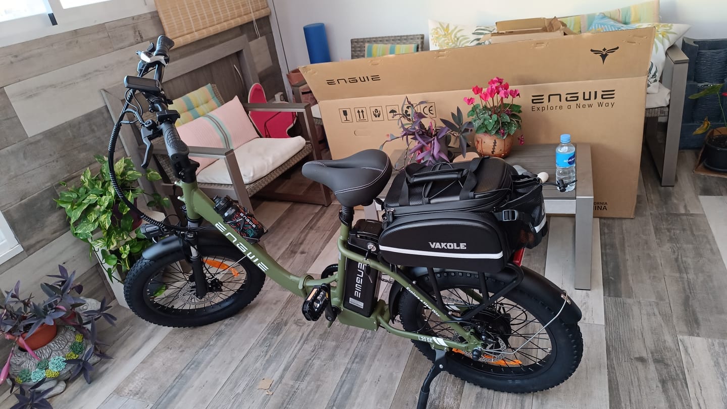Customer photo review of Bike Accessories Combo