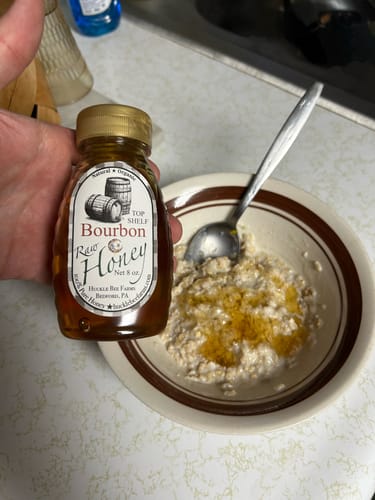 Customer photo review of Bourbon Infused Honey