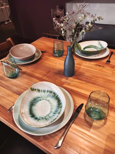 Customer photo review of Coral Verde - Pastaschale grün-weiss reaktiv