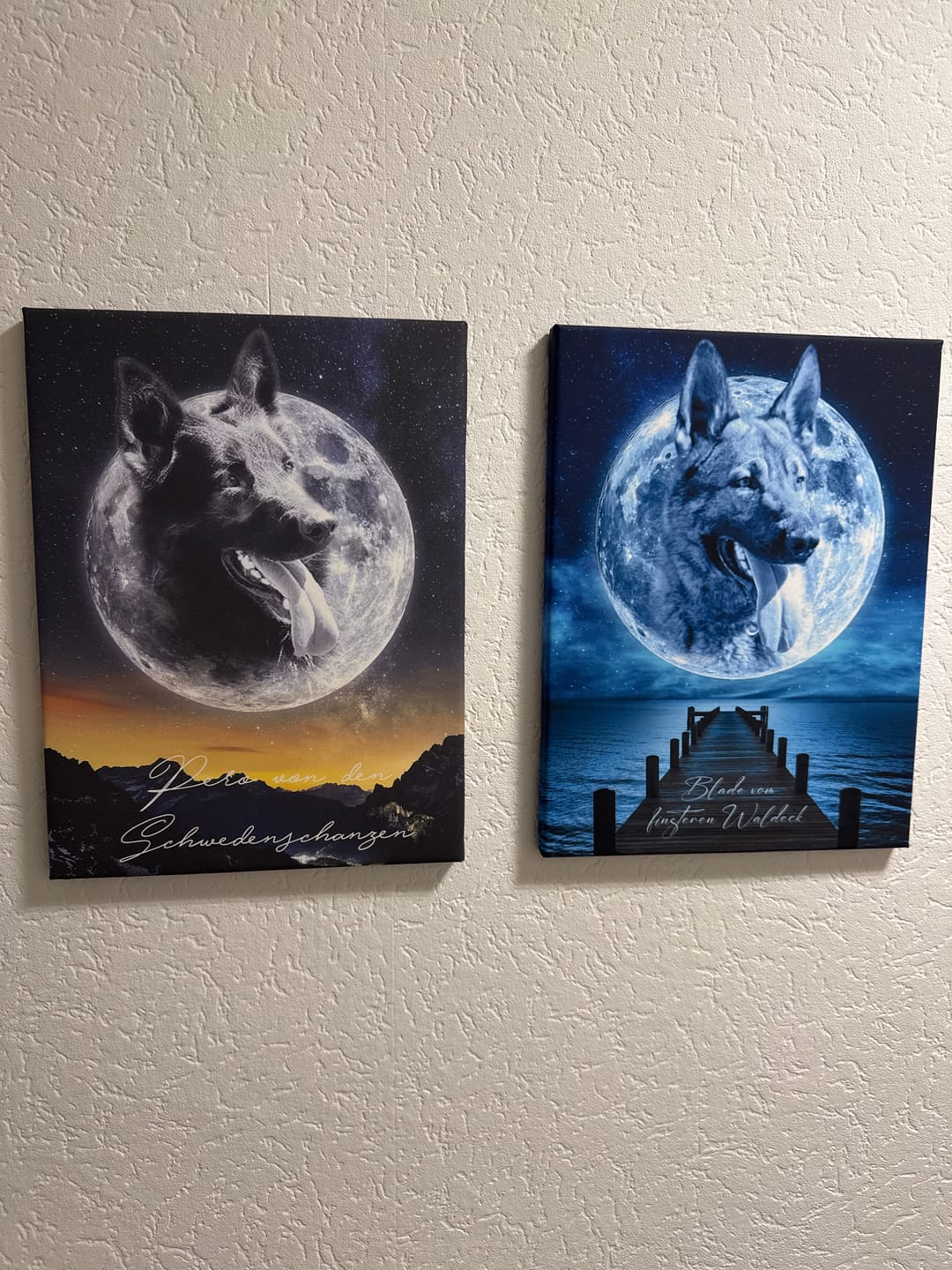 Customer photo review of Personalisiertes Portrait - Mond Stil