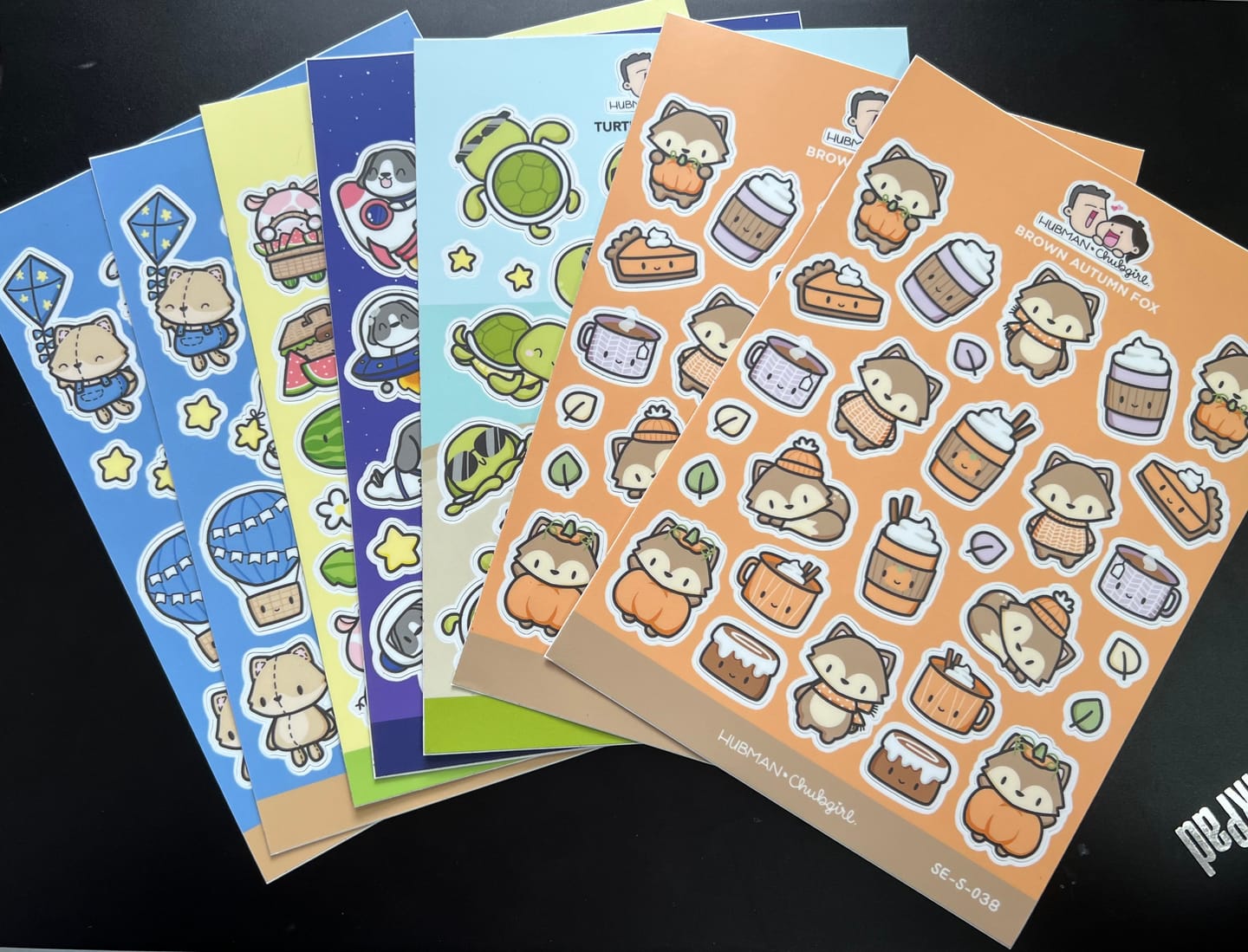 Customer photo review of Brown Fox Sticker Sheet