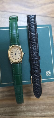 Customer photo review of Oval Bubble Diamond Watch (24mm x 30mm)