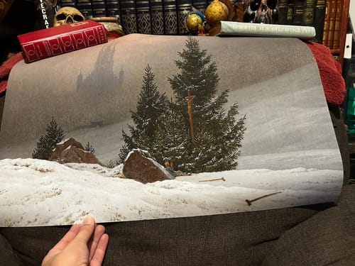 Customer photo review of Winter Landscape | Caspar David Friedrich | 1811