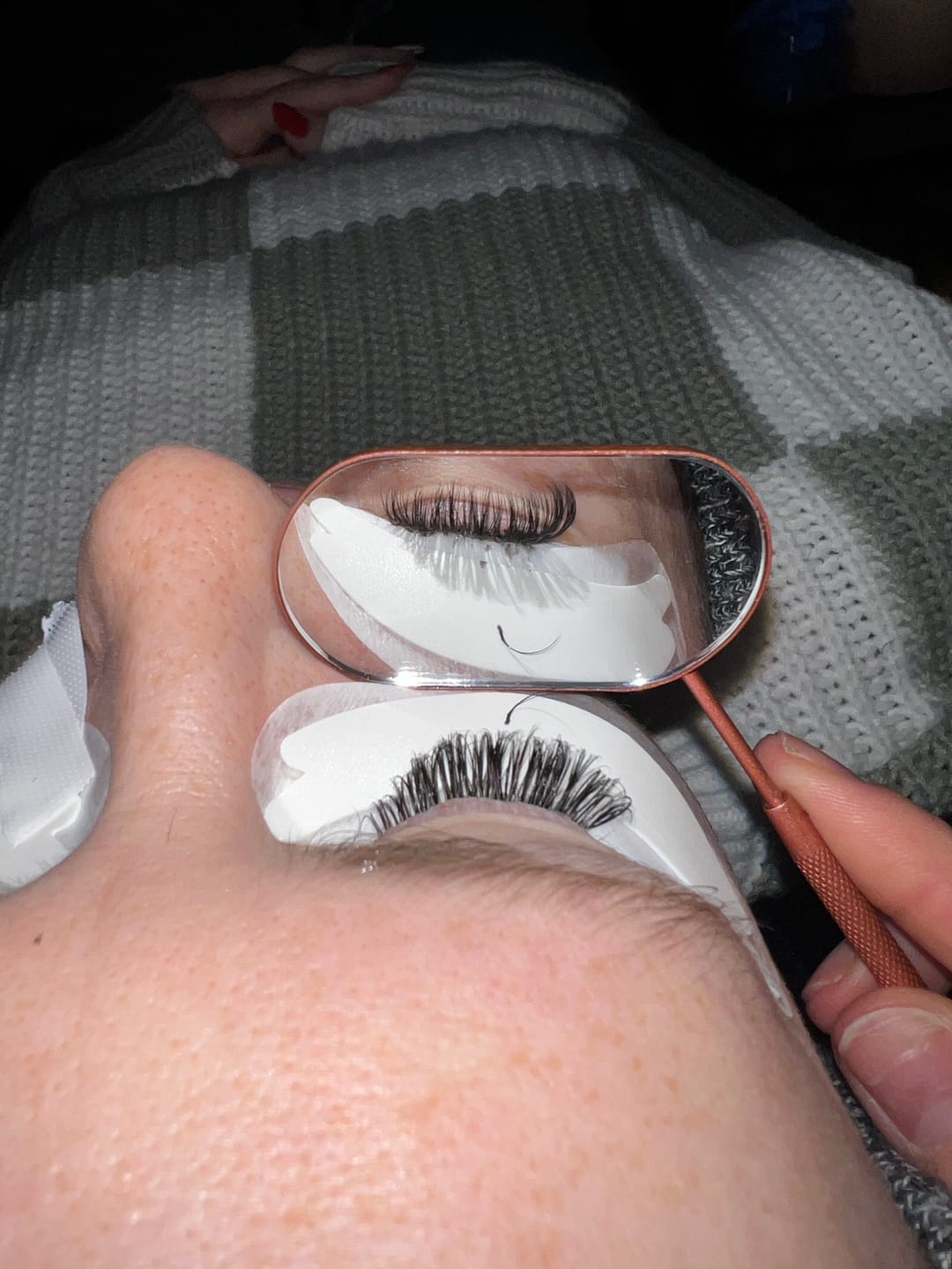 Customer photo review of Classic Lash Extensions 0.15mm