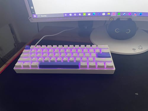 Customer photo review of DrunkDeer G60 - Wired Actuation-Distance-Adjustable Magnetic Switch Gaming Keyboard