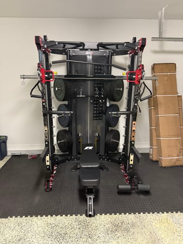 Customer photo review of RitFit BPC05 Smith Machine Home Gym Package