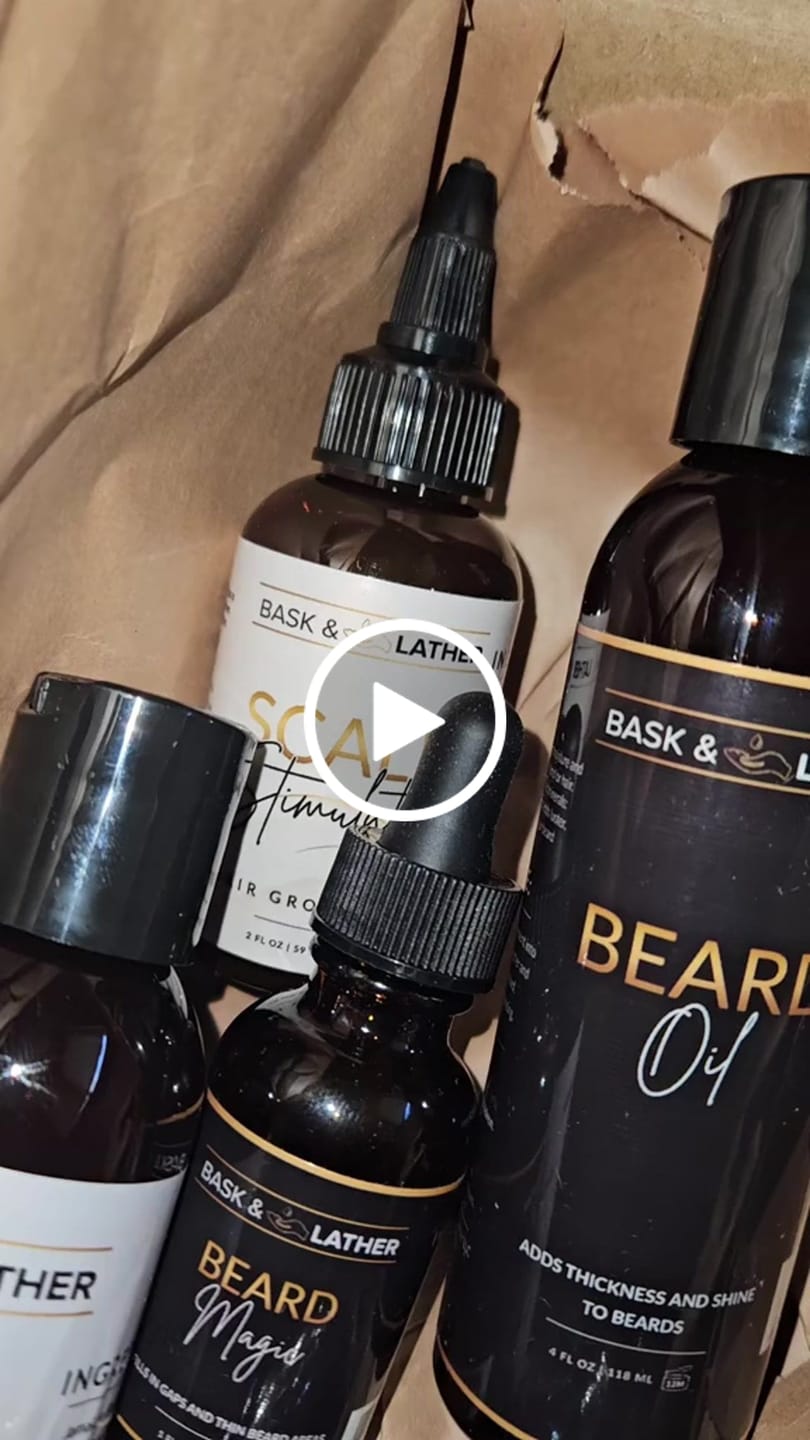 Customer video review of Men's Beard & Hair Growth Bundle