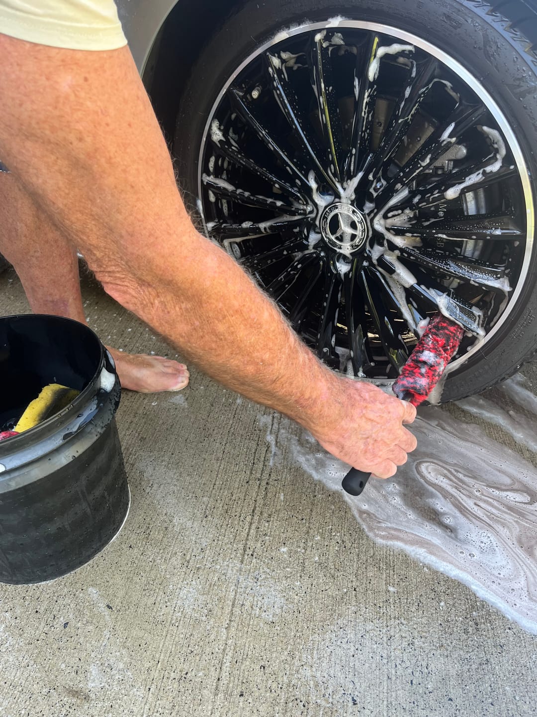 Customer photo review of Wheel Woolie Brush Set of 3