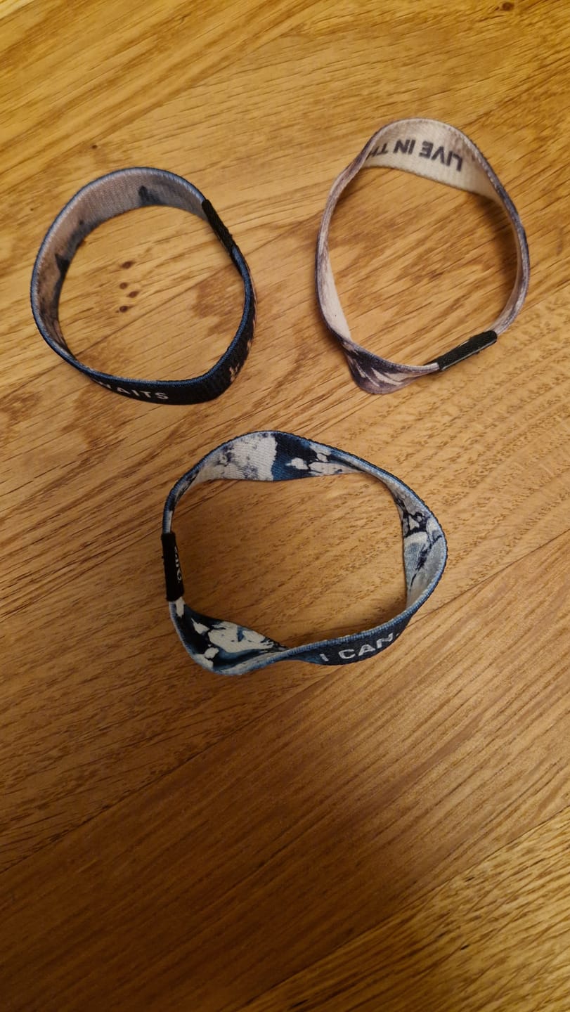 Customer photo review of I can. I will. - Elastisches Armband