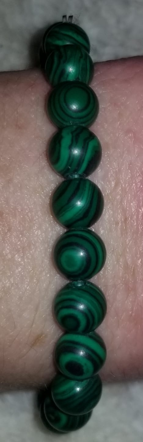 Customer photo review of Malachite Energy Bracelet