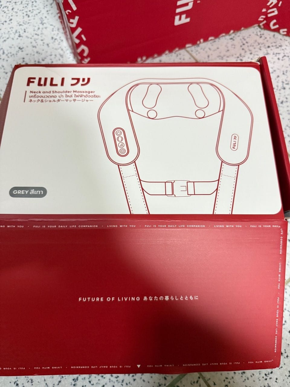 Customer photo review of เครื่องนวดคอ บ่า ไหล่ ไฟฟ้า | Neck and Shoulder Massager