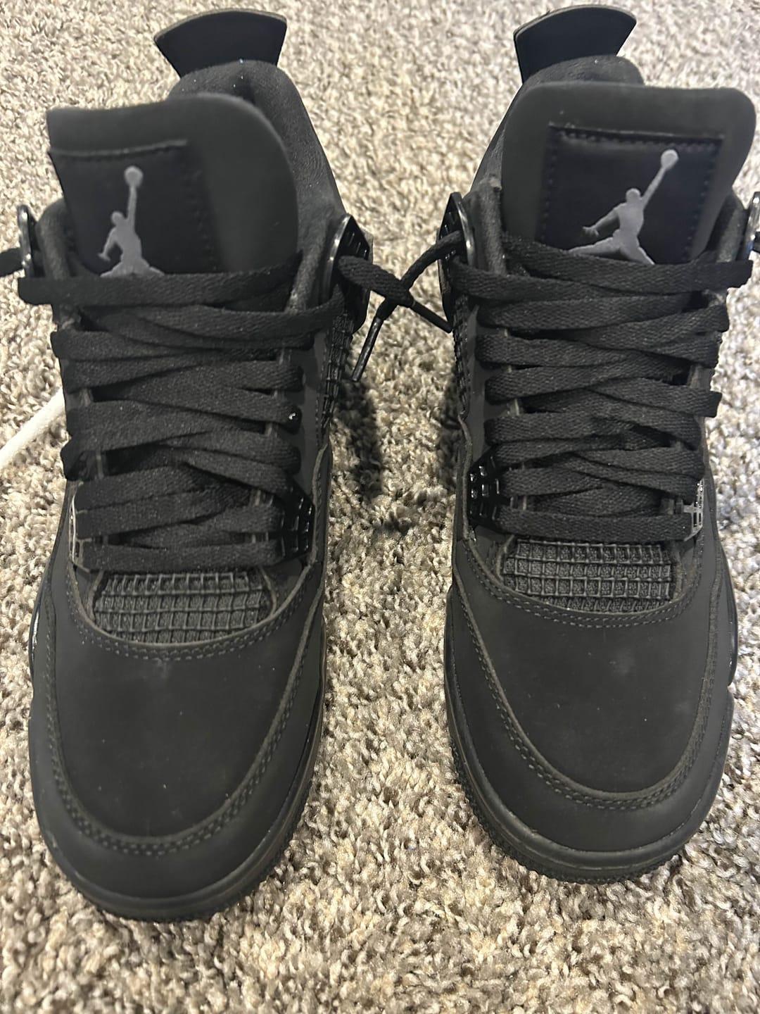 Customer photo review of JORDAN 4 BLACK CAT