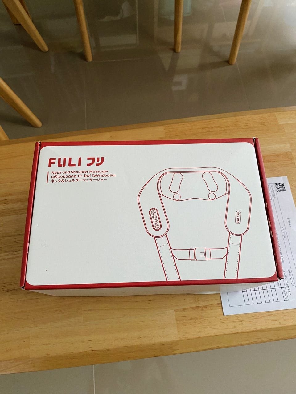 Customer photo review of เครื่องนวดคอ บ่า ไหล่ ไฟฟ้า | Neck and Shoulder Massager