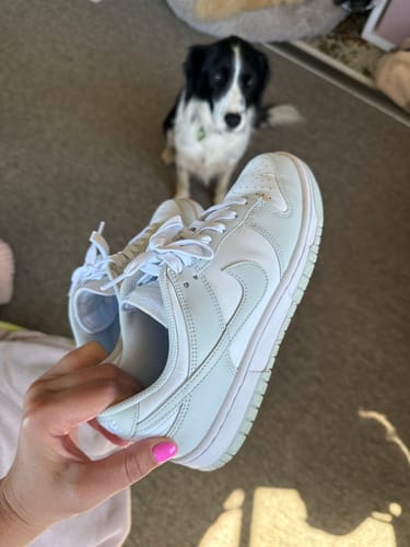 Customer photo review of Nike Dunk Low Photon Dust (Women's)