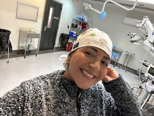 Customer photo review of Almost Anatomical Scrub Cap