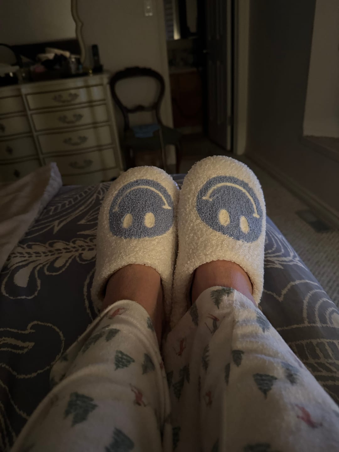 Customer photo review of Happy Face Slippers